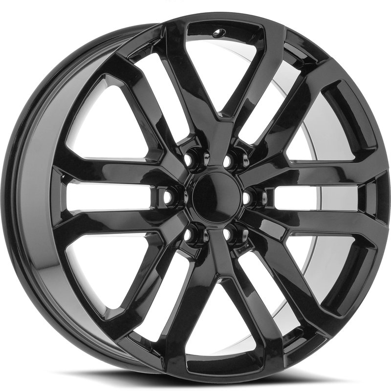 O.E. Revolution D-37 Gloss Black Wheel - 22x9 - 6x139.7 Bolt Pattern — Wheels & Rims