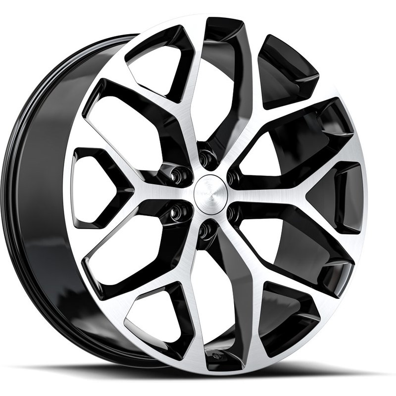 O.E. Revolution G-09 Gloss Black Machined Wheels - 26x10 - 6x139.7 — Wheels & Rims