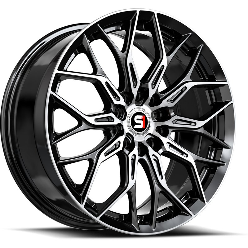 Jantes Spec-1 SP-57 Noir Brillant Usiné - 17x7.5 - 5x100