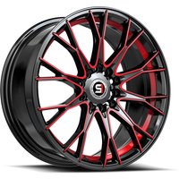 Spec-1 SP-59 Gloss Black Red Machined Wheels - 17x7.5 - 5x100