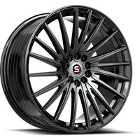 Jantes Spec-1 SP-68 Noires Brillantes - 17x7.5 - Motif de Boulons 5x100