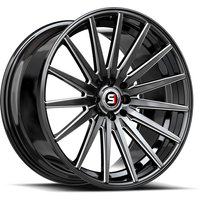 Spec-1 SP-69 Gloss Black Milled Wheels - 17x7.5 - 5x108 - 42 Offset — Wheels & Rims