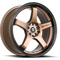 Spec-1 SPT-31 Matte Bronze & Black Lip 18x8.5 Rims 5x100 — Wheels & Rims