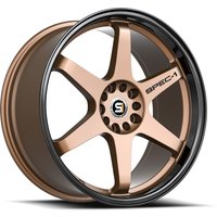 Spec-1 SPT-33 Matte Bronze & Black Lip Wheels - 17x8 - 5x100 — Wheels & Rims