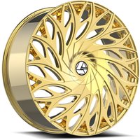 Azara Aza-525 Gold Wheels - 20x8.5 - 5x112 Bolt Pattern