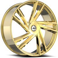 Azara Aza-529 Gold Wheel - 20x8.5 - 5x112 Bolt Pattern - 35 Offset — Wheels & Rims