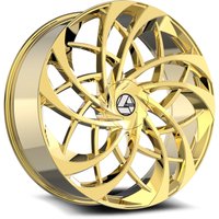 Azara Aza-540 Gold Wheels - 20x8.5 - 5x112 Bolt Pattern — Wheels & Rims
