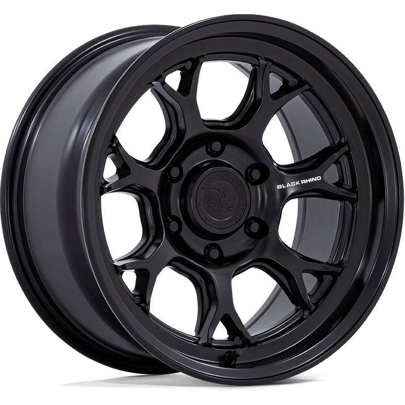 Roues Black Rhino BR017 Etosha Noir Mat - 17x8.5 - 5x127 -10 Offset — Roues et jantes