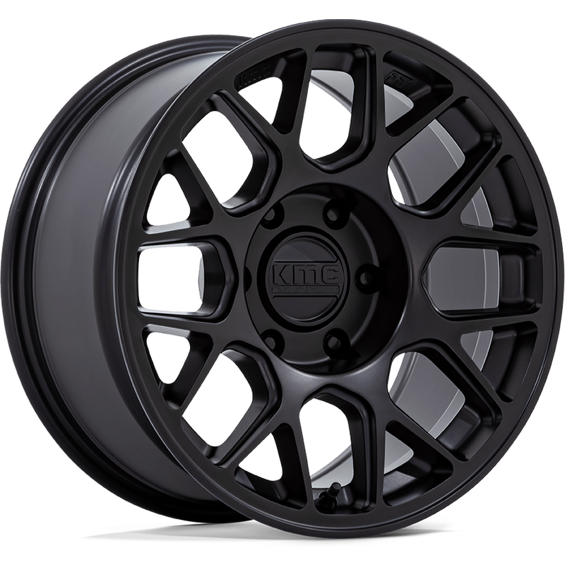 Roues KMC KM730 Hatchet Noir Mat - 17x8.5 - 5x127 -10 Offset — Roues et jantes