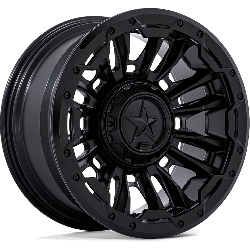 XD Series XD870 Bomber Matte Black 20x10 Wheels -5x127 Bolt Pattern — Wheels & Rims