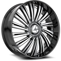 Roues Azara AZX-102 Noir Brillant Mécanisé - 20x8.5 - 5x108