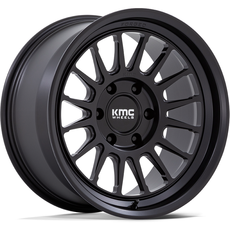 Roues KMC KM447 Impact Forged Monoblock Satin Black 17x8.5 6x135