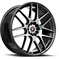 Jantes Spec-1 SP-65 Noir Brillant Usiné - 17x8 - 5x100 - Déport 42