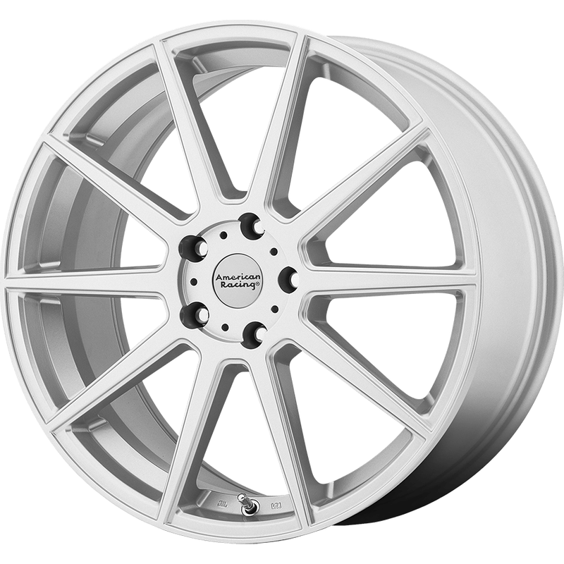 Roues American Racing AR908 Argent Usiné - 18x8 - 5x120