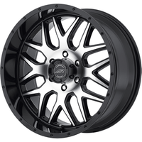 American Racing AR910 Gloss Black Machined Wheels - 18x9 - 5x127 — Wheels & Rims