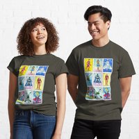 T-shirt classique La Loteria pour hommes en violet — T-shirts pour hommes