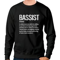 Funny Bass Player Definition Sweatshirt for Unisex — Mens Hoodies