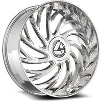 Roues Azara AZX-101 Chrome - 28x9.5 - Motif de boulon 6x135