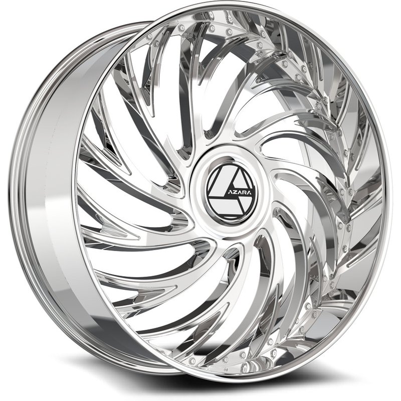 Azara AZX-101 Chrome Wheels - 28x9.5 - 6x135 Bolt Pattern — Wheels & Rims