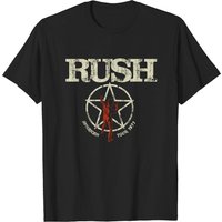Light Grey Rush American Tour Tee for Men — Mens T Shirts