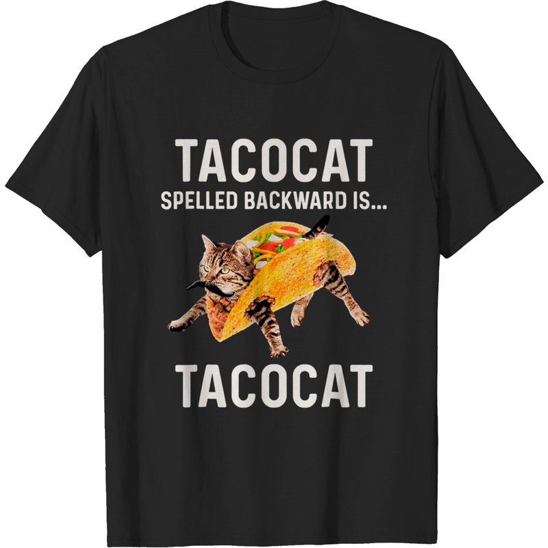 T-shirt Tacocat Classique pour Hommes en Noir — T-shirts pour hommes