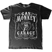 T-shirt Automobile Gas Monkey Garage avec Étiquette Filigrane pour Hommes — T-shirts pour hommes