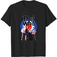 T-shirt noir pour hommes The Who