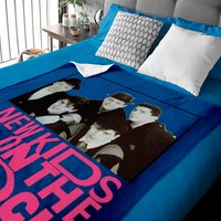Vintage NKOTB Pink Baby Blanket, New Kids On The Block Style — Baby Blankets