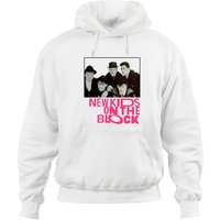 Vintage NKOTB Pink Hoodies for Unisex — Mens Hoodies
