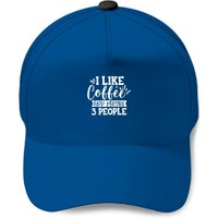 Casquette Coffee - J'aime le café et peut-être 3 personnes — Casquette de baseball