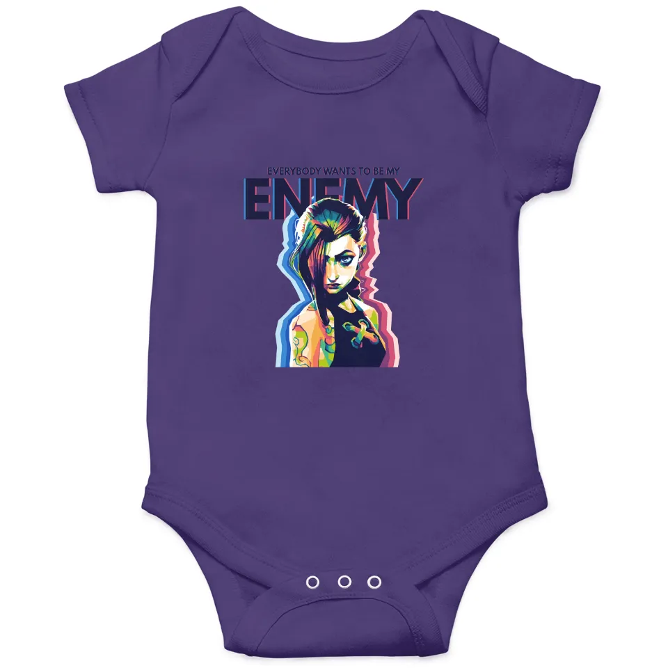 Arcane Jinx Tout le monde veut être mon ennemi - Bodysuit bébé