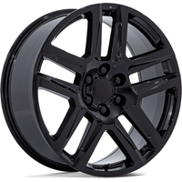 Performance Replicas PR203 Gloss Black 20x9 Rims 6x139.7 Bolt Pattern