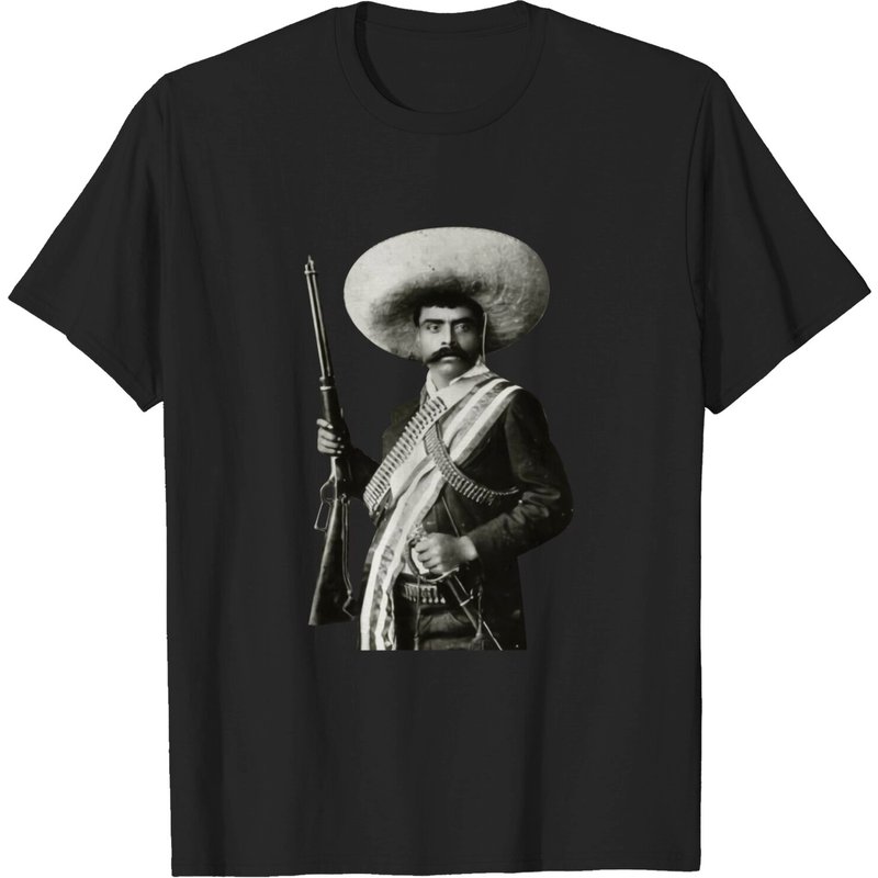 Emiliano Zapata Mexican Revolution T-Shirt for Men