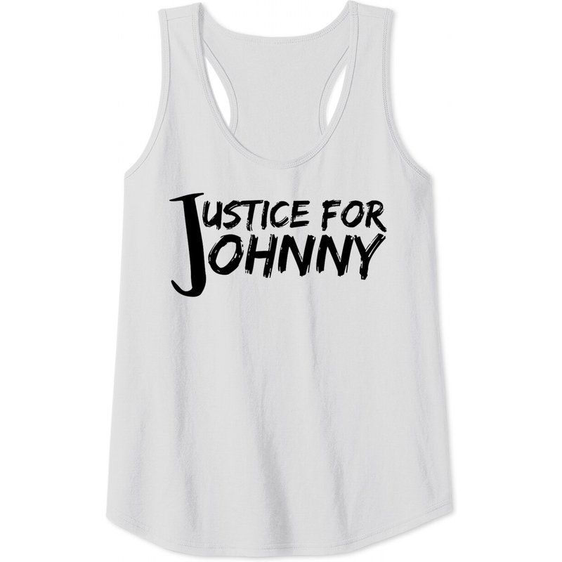 Débardeur Justice Pour Johnny Depp - Gris Foncé — T-shirts pour hommes