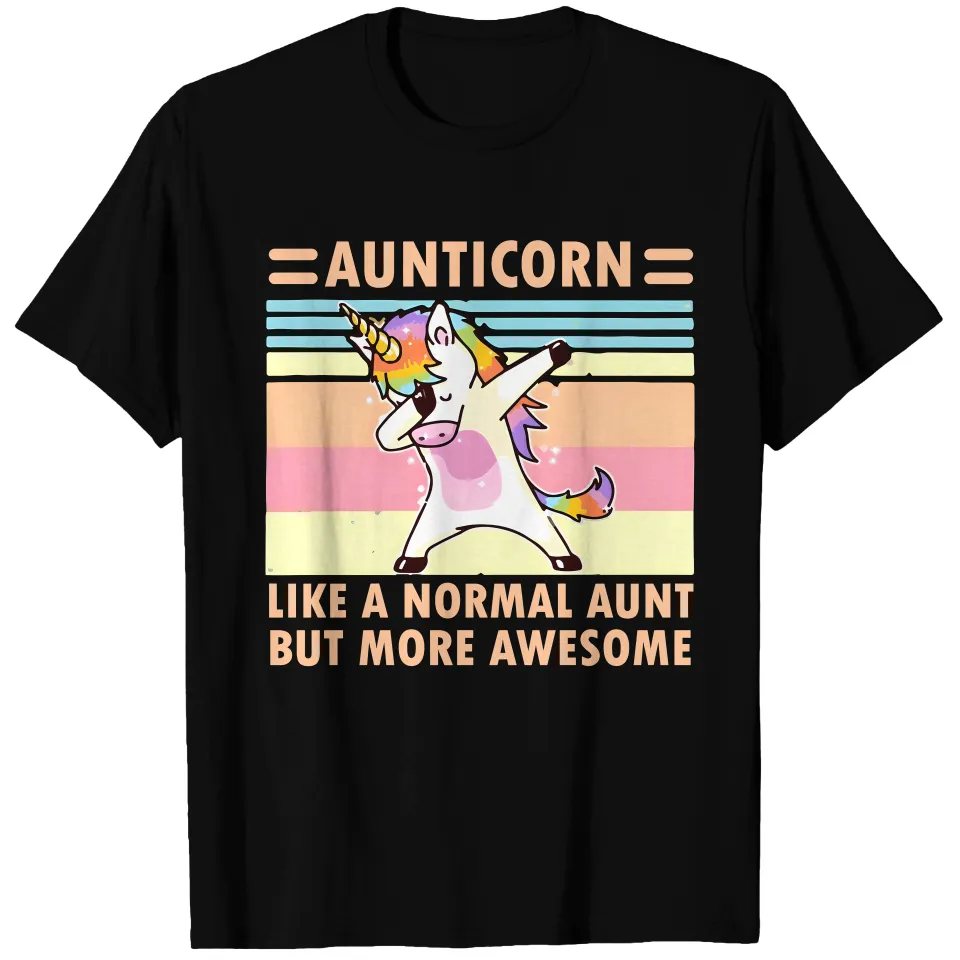 T-shirt classique Aunticorn Comme une tante normale mais plus géniale — T-shirts pour hommes