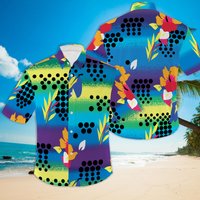 Ocean Pacific Colorful Print Hawaiian Shirt for Men