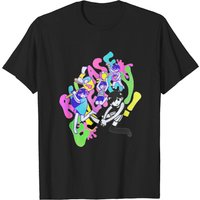 T-shirt Omori Omocat Classique pour Hommes en Noir