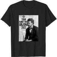 T-shirt Tour Noir et Blanc de Ricardo Arjona pour Hommes — T-shirts pour hommes