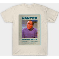 Uncle Leo Seinfeld T-Shirt for Men in Black