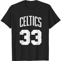 Larry Bird Jersey T-Shirt for Men - Black