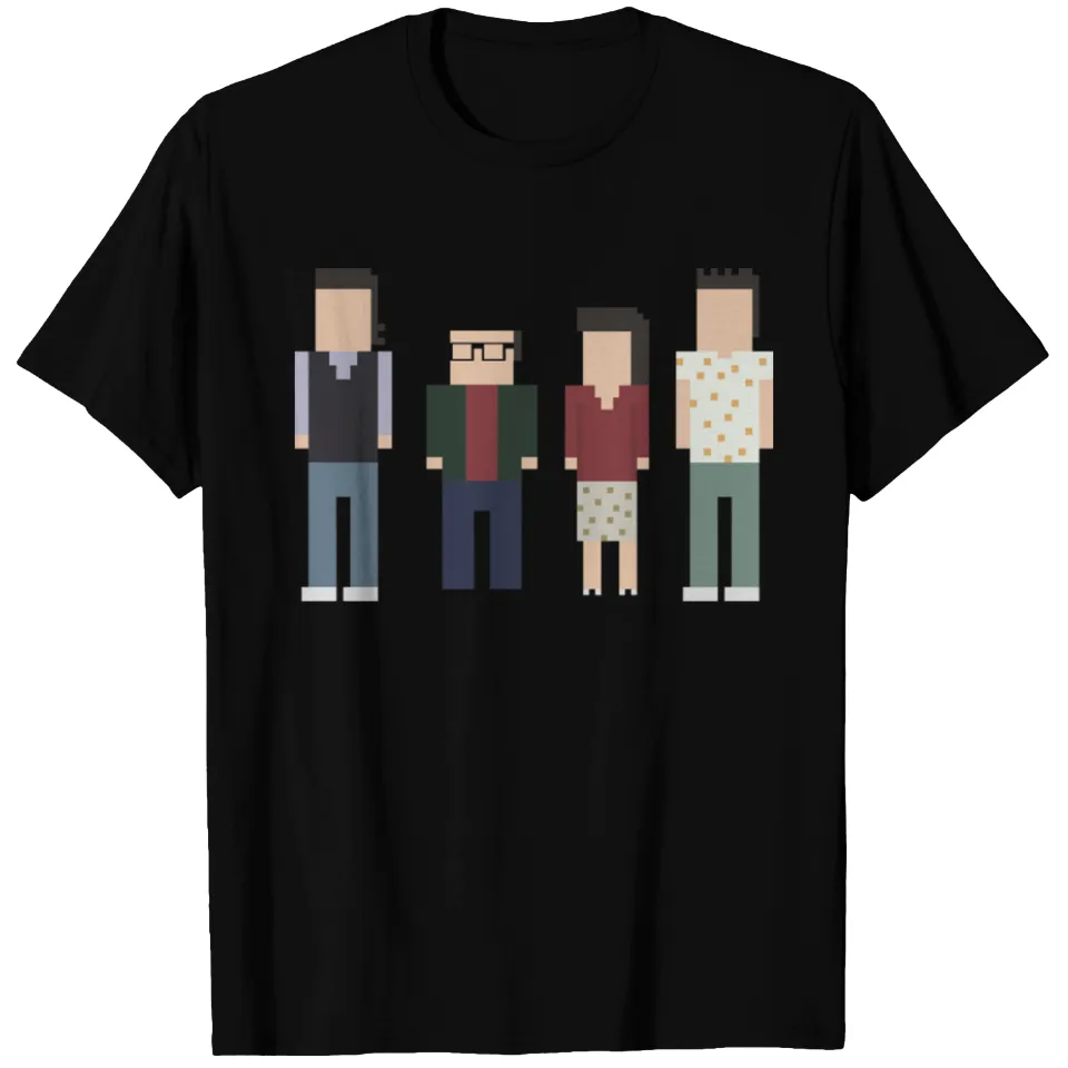 T-shirt 8-Bit Seinfeld pour hommes - Noir — T-shirts pour hommes