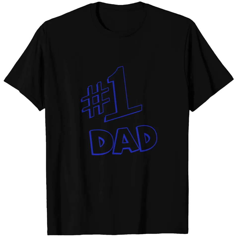#1 Dad Seinfeld Men's Heavyweight T-Shirt in Black — Mens T Shirts