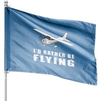 Drapeau de Maison Aviation I'd Rather Be Flying