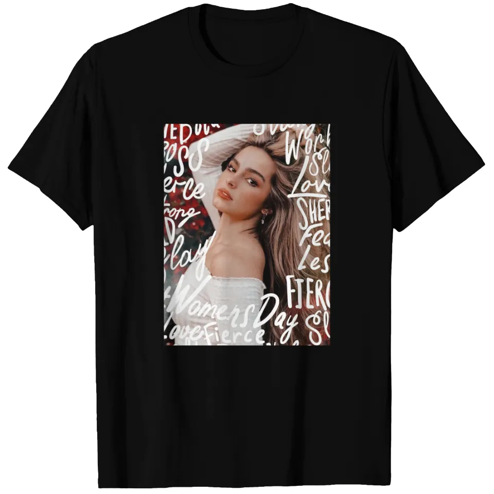 T-shirt noir pour hommes Addison Rae — T-shirts pour hommes