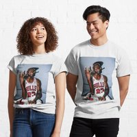 T-shirt Cigar de Micheal Jordan pour hommes en noir — T-shirts pour hommes