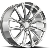 O.E. Revolution CAD-34 Chrome Wheels - 22x9 - 6x139.7 Bolt Pattern — Wheels & Rims