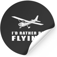 Autocollants de pilote d'aviation I'd Rather Be Flying
