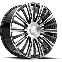 O.E. Revolution CAD-35 Gloss Black Machined Wheels - 22x9 - 6x139.7