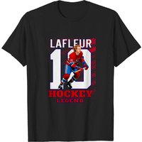 T-shirt classique Guy Lafleur 10 Légende du hockey canadien