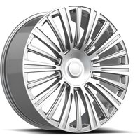 Roues O.E. Revolution CAD-35 Argent Machiné - 22x9 - 6x139.7 — Roues et jantes